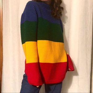 Authentic Unif Crayola Striped Turtleneck Sweater